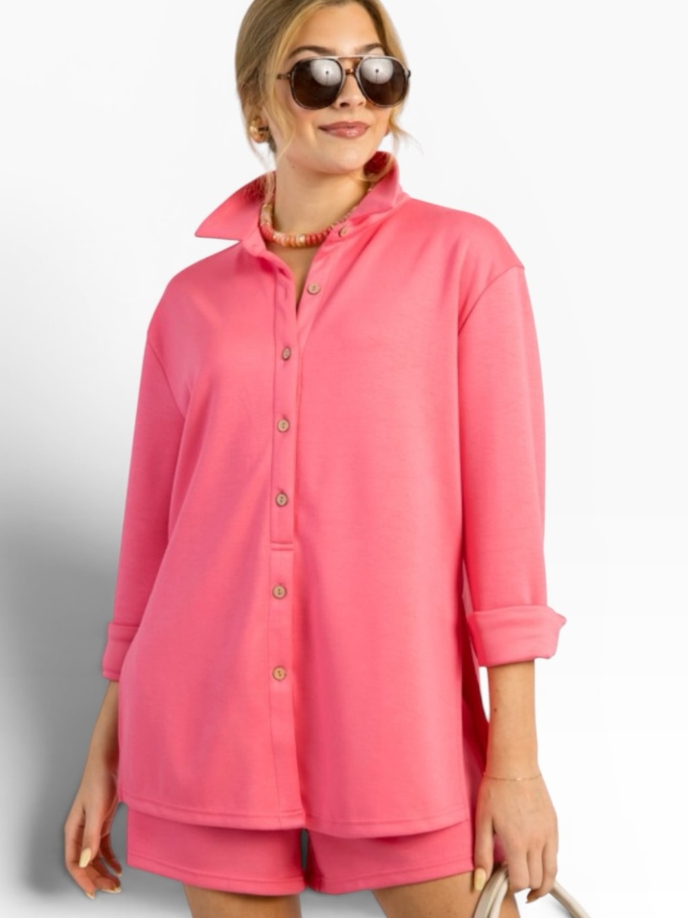Umgee All In One Romper in Bubblegum Size Medium - Picture 11 of 11